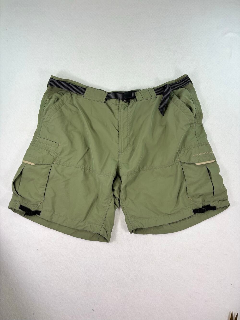 ExOfficio Men's XL Green 100% Nylon Quick Dry Hiking Pants Outdoor Travel